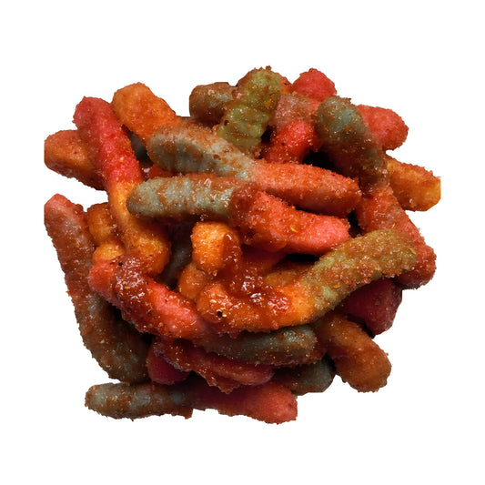 Spicy Chamoy Sour Gummy Worms 1lb